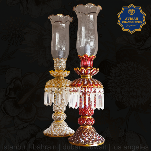 TL 1K BC/BhGWF Kristal Masa Lambası