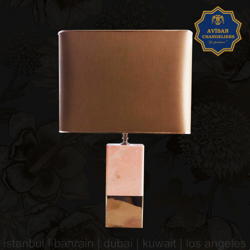 TLM 1K BAS/MB/Ws Pirinç Masa Lambası