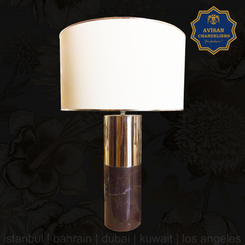 TLM 1K BAS/MBCY/Ws Pirinç Masa Lambası