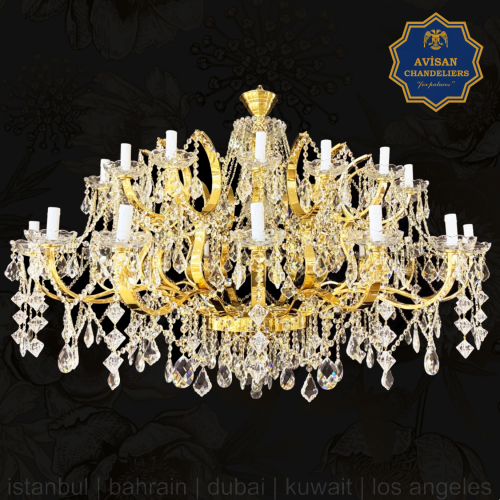 AVM24K VES/Gf Pirinç Avize